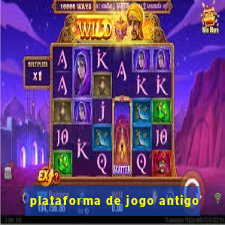 plataforma de jogo antigo